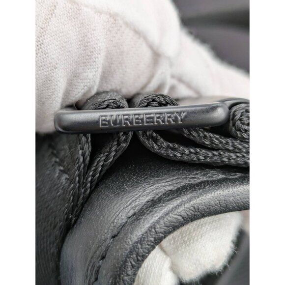 Burberry Large Jack Biker Logo Embossed Leather Backpack Black 8038261 - Picture 12 of 16